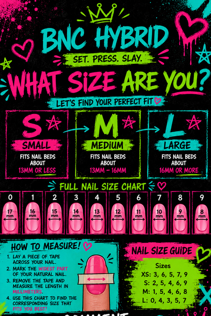 BNC Hybrid Press On Nails